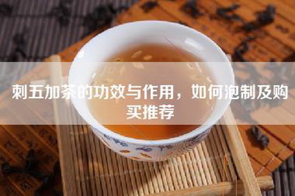 刺五加茶的功效与作用，如何泡制及购买推荐