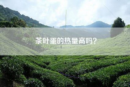 茶叶蛋的热量高吗？