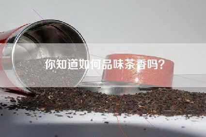 你知道如何品味茶香吗？